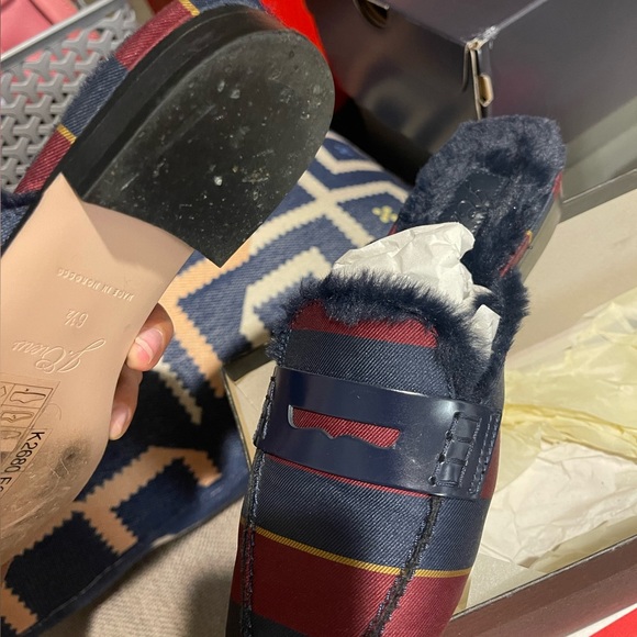 Jcrew ☀️ Academy Loafer Fur Slides - Picture 8 of 9